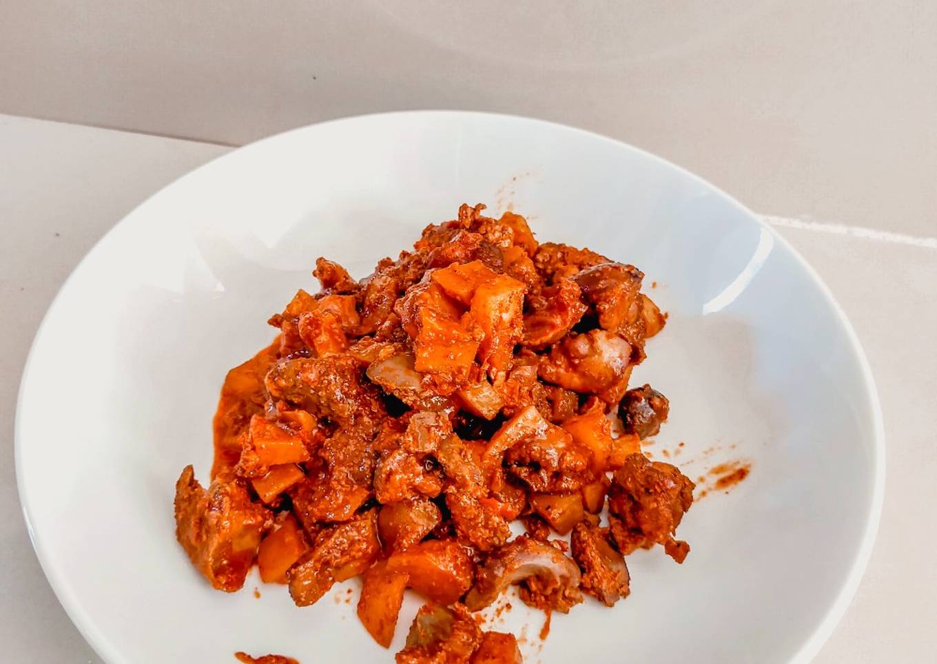 Sambal Goreng Ati (bumbu Desaku Balado)