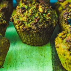Gluten Free Maple Pecan Pumpkin Muffins A picture of Gluten Free Maple Pecan Pumpkin Muffins.