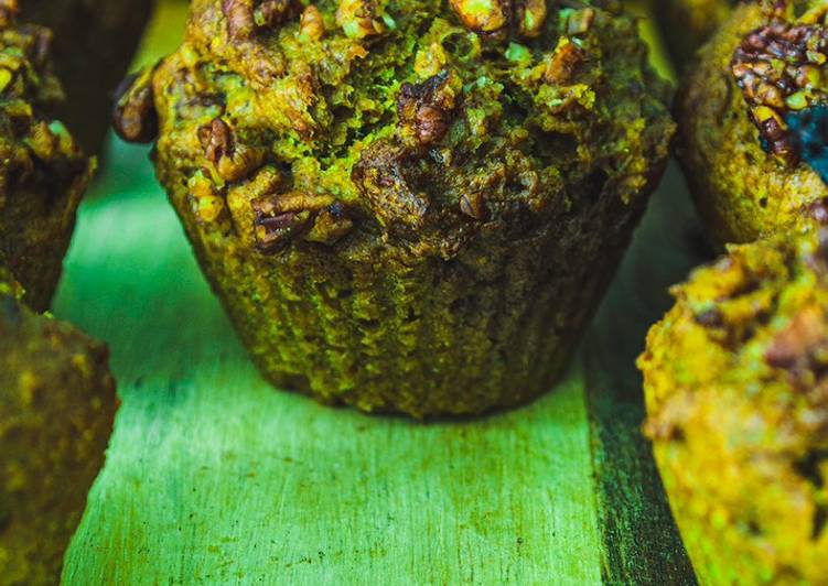 Recipe of Quick Gluten Free Maple Pecan Pumpkin Muffins