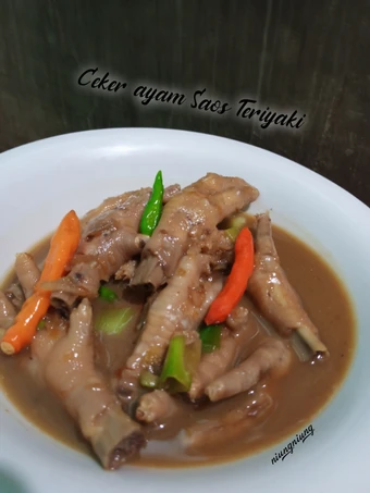 Cara Gampang Membikin Resep Ceker ayam saos teriyaki yang Menggugah Selera Anti Ribet, Uenak Banget