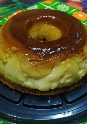 Una foto de Chocoflan