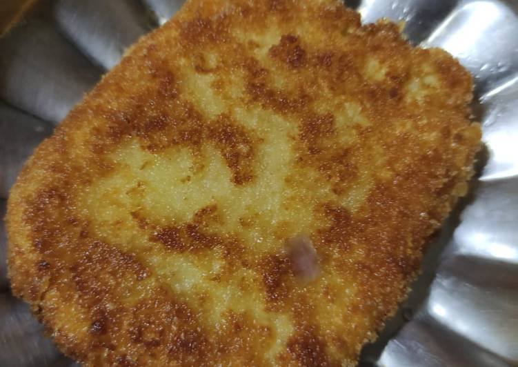 Steps to Prepare Perfect Fried cheese