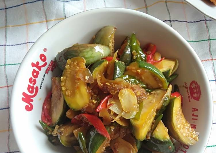 Resep Tumis Terong Kokak Pedas (terong Lalap) Jadi, tidak cukup satu