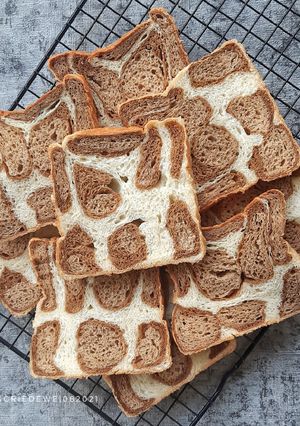 Foto resep Roti Tawar Belang-belang (Tanpa Telur, Empuk!)