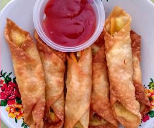 Siap Saji Ote-ote aka bakwan kulit lumpia Ala Warung