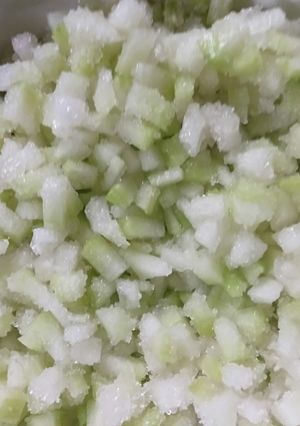 Hình của món Bí đao dầm đường.