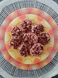 Puffed Wheat and Caramel Milk Chocolate Cookies / Healthy