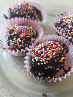 Foto resep Bola bola marie dengan Trimix Rainbow