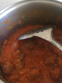 Una foto de Albóndigas de carne con arroz
