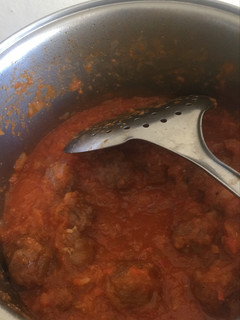 Una foto de Albóndigas de carne con arroz