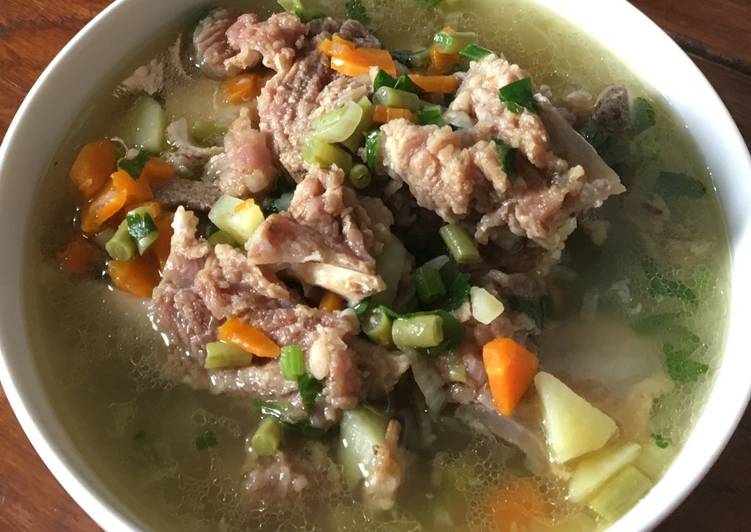 Resep Sop daging tulang iga, Lezat