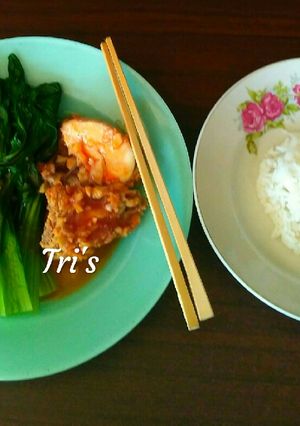 Foto resep Pokcoy siram Asam Manis