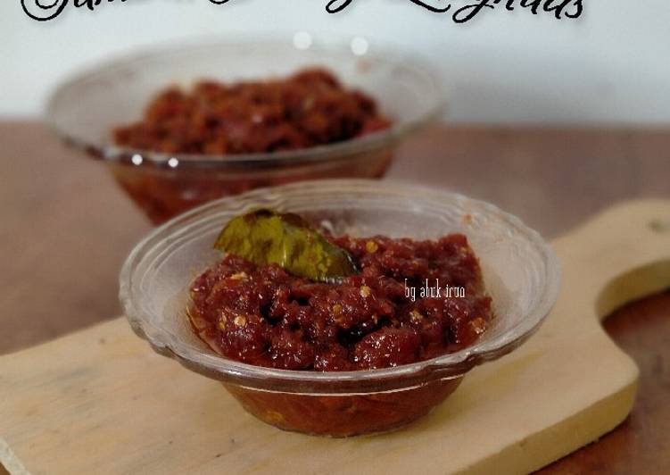 Cara Gampang Menyiapkan Sambal Goreng Lengkuas, Lezat Sekali