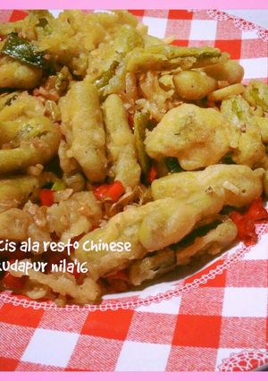 Foto resep buncis ala resto chinese bikin nagih