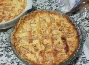 Una foto de Pie de manzana fácil y rápido
