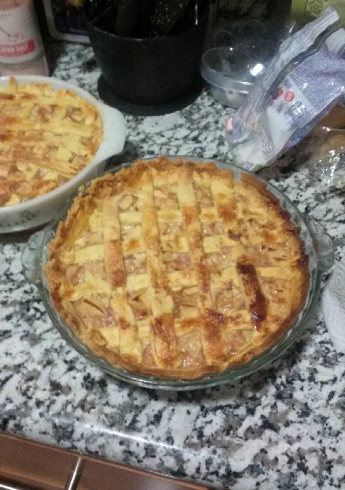 Una foto de Pie de manzana fácil y rápido