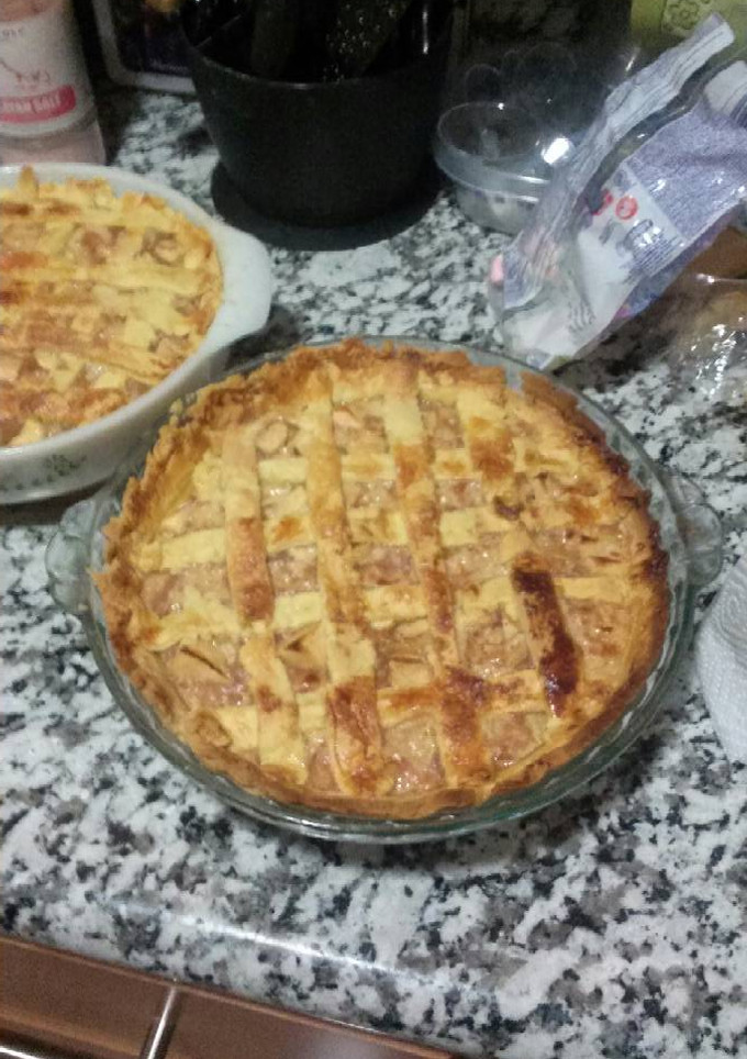 Una foto de Pie de manzana fácil y rápido
