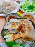 Bún Mắm Nêm with Pork, Vietnamese Pork Sausage, and Head Cheese