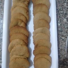 A picture of Jaggery ginger cookies.