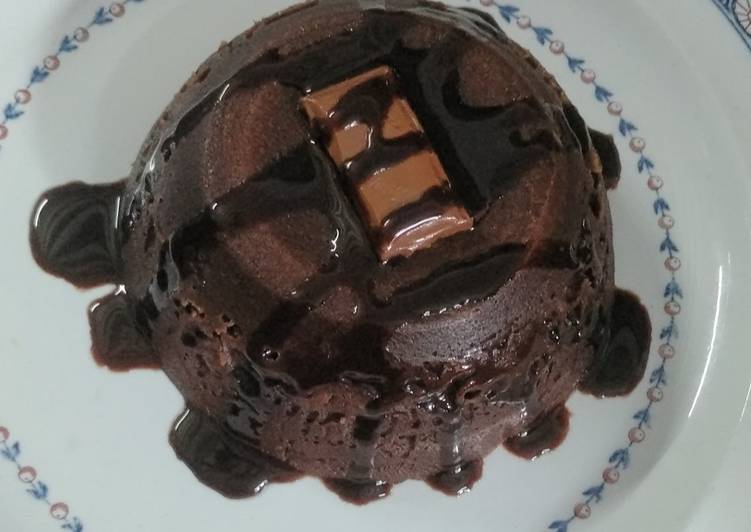 Quick choco lava cake