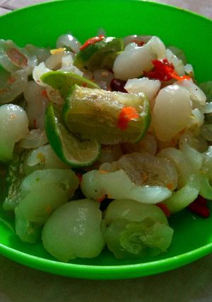 Foto resep Asinan rambutan asam pedas mantap