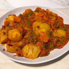 A picture of Mixed vegetables stew. #themechallenge.