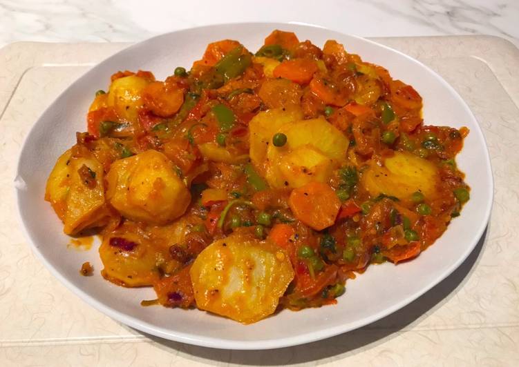 Easiest Way to Prepare Award-winning Mixed vegetables stew. #themechallenge