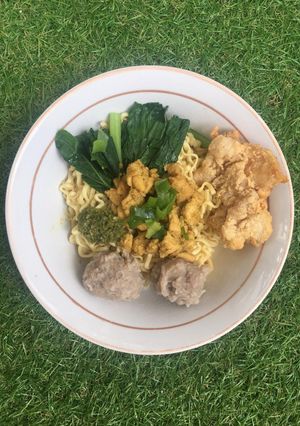 Foto resep Mie Ayam dan Bakso sapi homemade