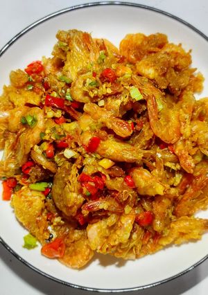 Foto resep 22. Udang Lada Cabe Garam