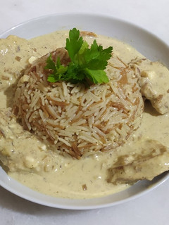 صورة لوصفة دجاج بالكريمة