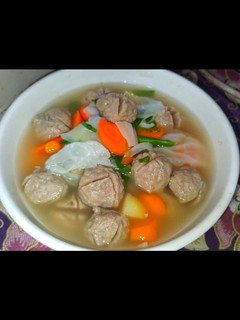 Foto resep Sop bakso simple
