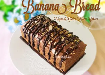 Resep Populer Banana Bread - Vegan Gluten Free Cake ala Didi Enak Sederhana