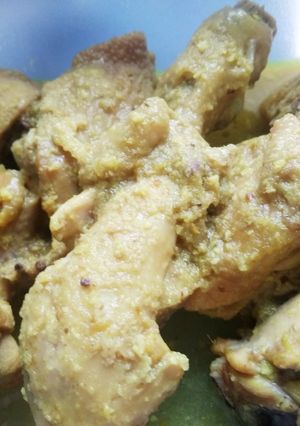 Foto resep Ayam ungkep bumbu kuning