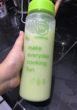 Foto resep Green tea yogurt jelly shake