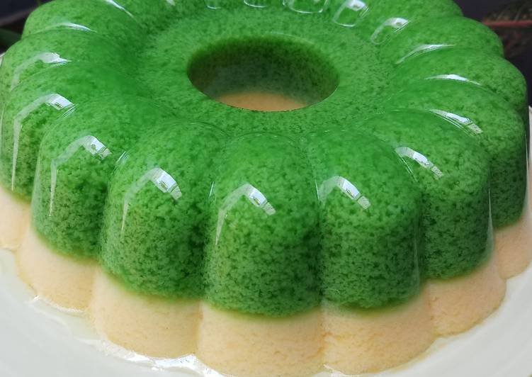 Resep Puding lumut mentega | Langkah Membuat Puding lumut mentega Yang Lezat