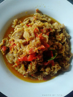 Foto resep Sambal daging sapi berlemak