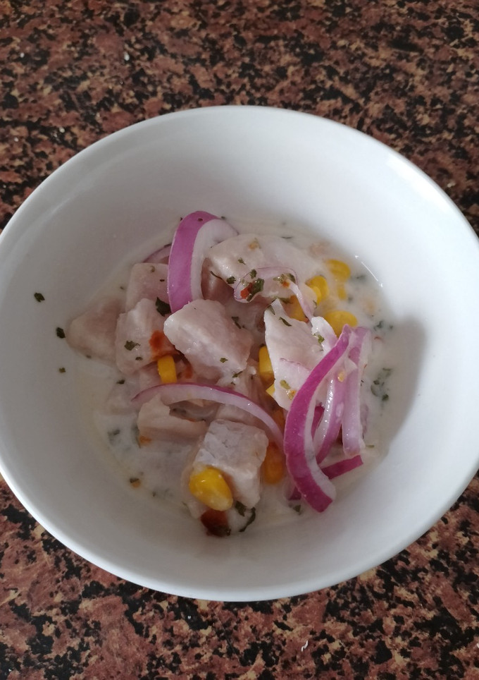 Una foto de Falso Ceviche de Merluza