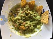 Una foto de guacamole dieta