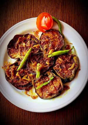 বেগুন ভাজা রেসিপির প্রধান ছবি