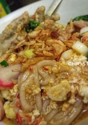 Foto resep Seblak ceker pedass