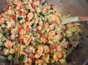 Una foto de ceviche de camarón