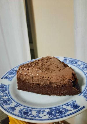 Una foto de Marquise de chocolate