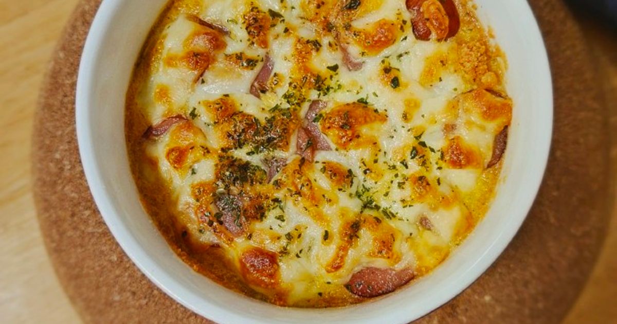 Gratin Telur Bayam Sosis (Airfryer)