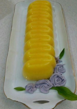 عکسی از دستور ژله ليمويی با پاناکوتا وانیلی
