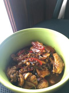 Foto resep Ayam lada hitam (manis)