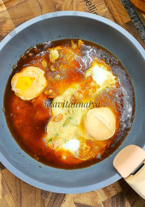 Foto resep Telur Ceplok Tiga Saus