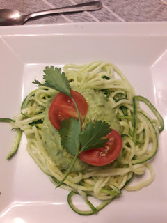 Una foto de Fetuccini de Zapallo Italiano