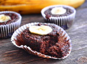 Banános paleo muffin recept fotója