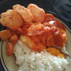 Nasi telur saos asem manis রেসিপির প্রধান ছবি