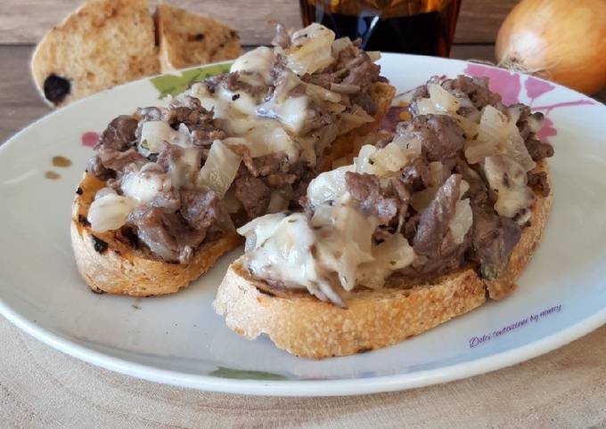 Bruschette di carne di cavallo